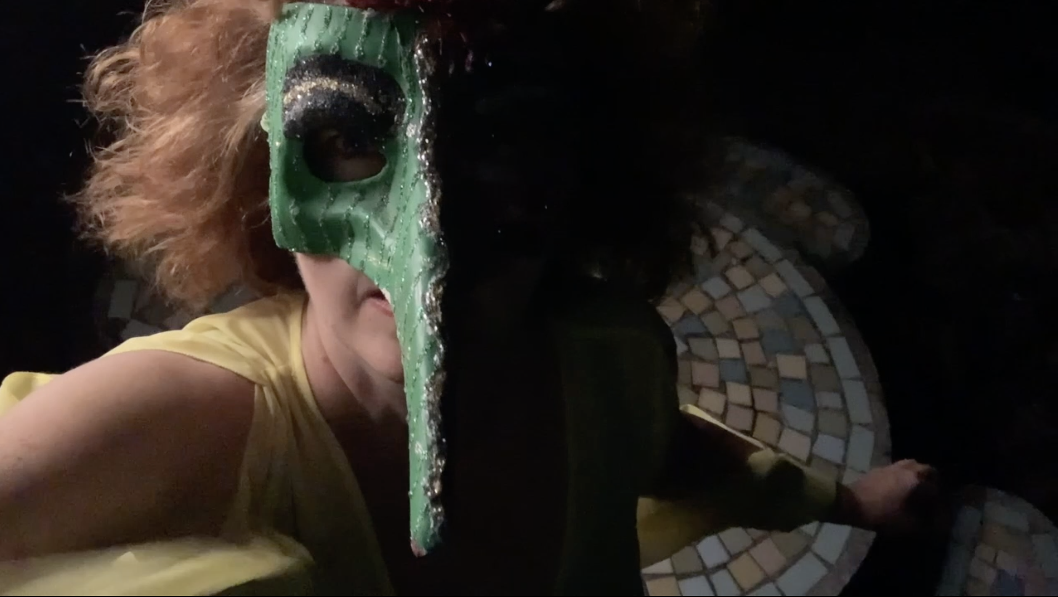 Woman in Carnival Mask